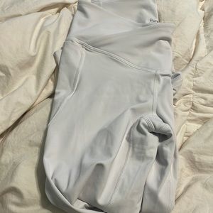 Gray crossover leggings by Fabletics